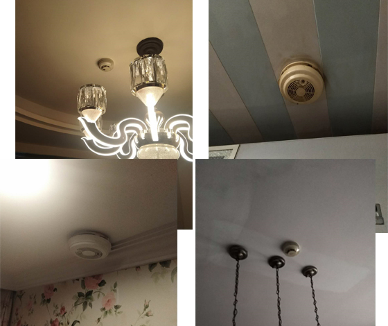 烟感探测器安装