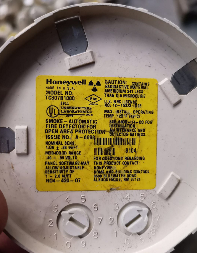 霍尼韦尔烟感清洗